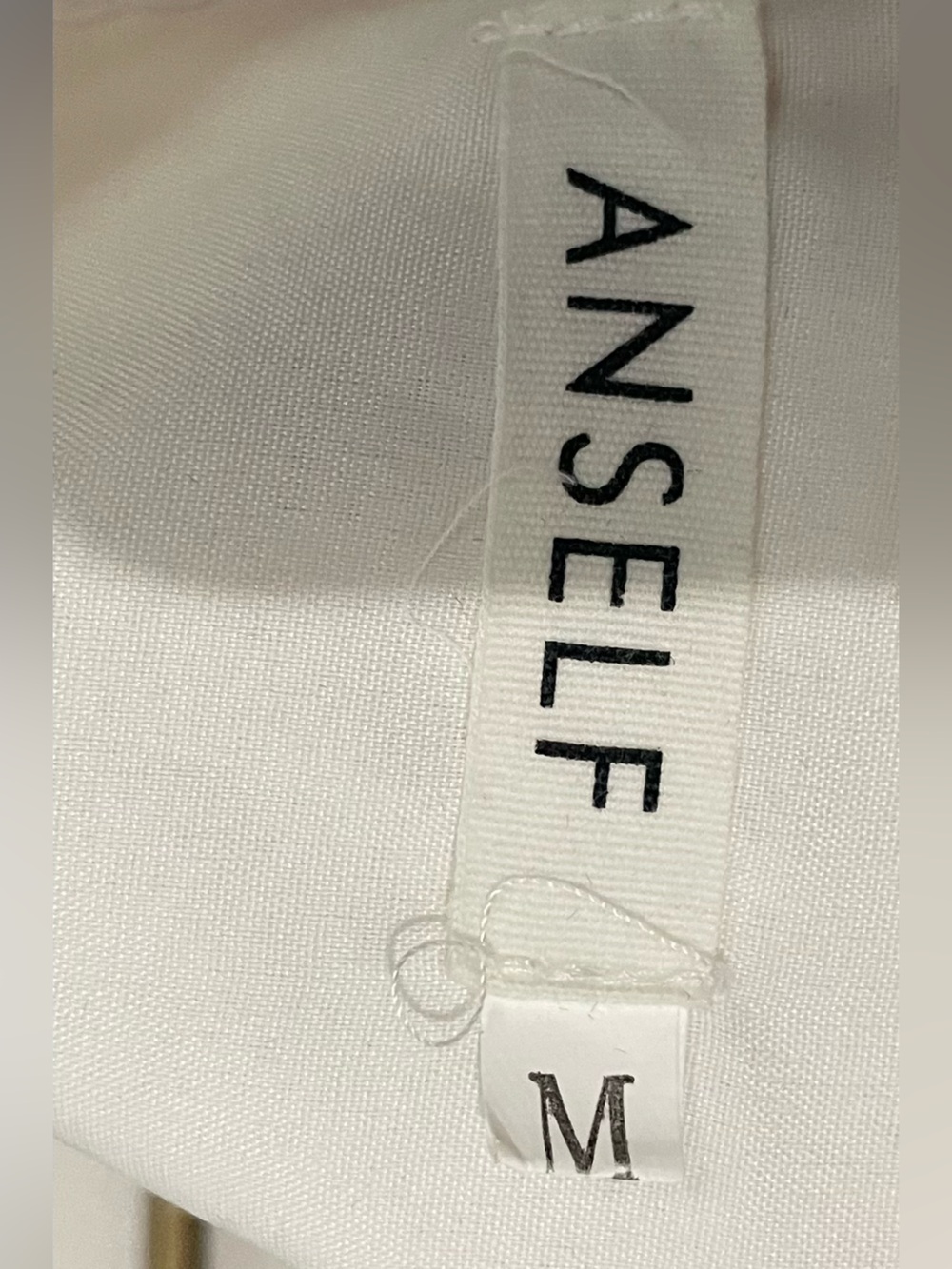Anself White Lined Lace Crop Top - Picture 4 of 4